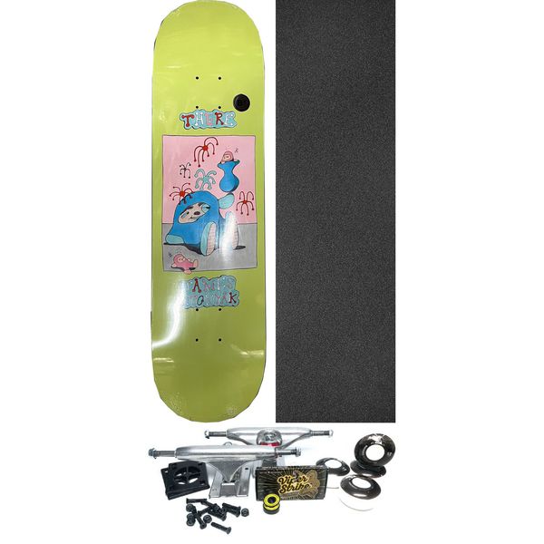 There Skateboards James Pitonyak Sleepy Skateboard Deck - 8.3" x 32" - Complete Skateboard Bundle